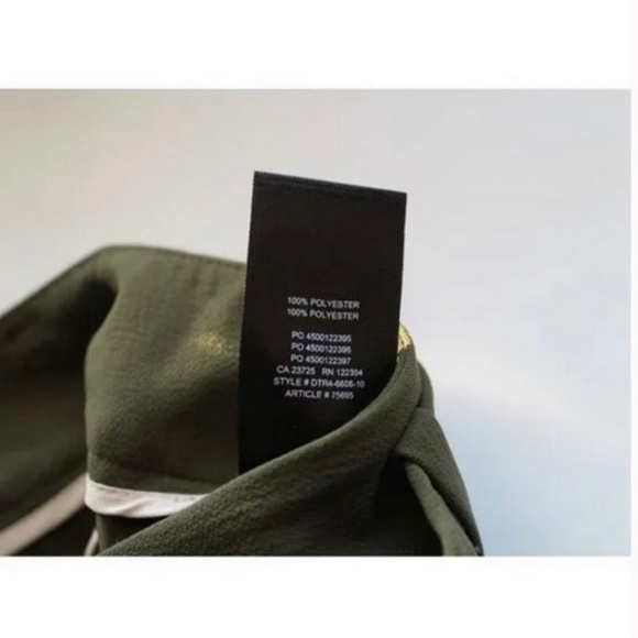 Wilfred Tie-Front Pant Fatigue Green Size 0 Aritzia High-Rise - Picture 6 of 9